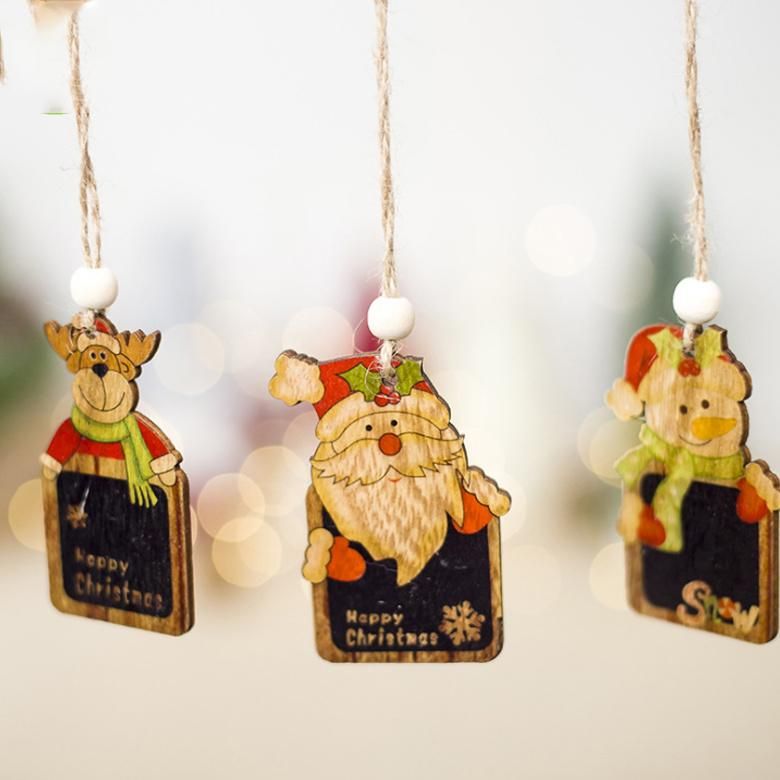 Christmas Wooden Hanging Decoration for Home Decor