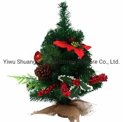 Green Small PVC Decorative Christmas Tree Prelit Christmas Wreath Christmas Garland