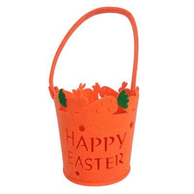Wholesale New Custom Felt Green Blank Gift Bucket Large Easter Basket