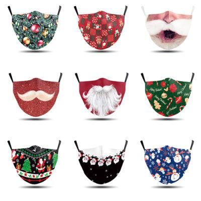 Custom Fashion Design Adult Child Kids Size Party Mouth Wear Logo Printed Reusable Washable Face Covering Festival Party Mask