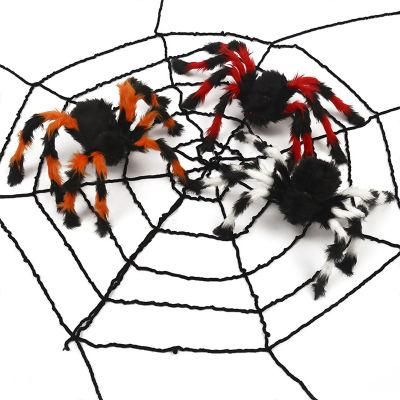 Scary Spider Props 6 PCS Different Size Realistic Hairy Spiders Halloween Spider Decorations Set for Indoor Outdoor and Yard Creepy Decor
