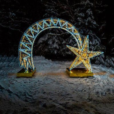 Large 3D Arch Lighting Lighted Arches Outdoor Event Decoration Large Arch Light