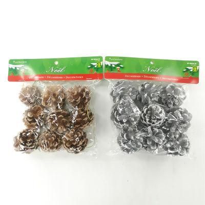 Cheap Xmas Ball Gifts Pine Cone Needle Wreath Decorations