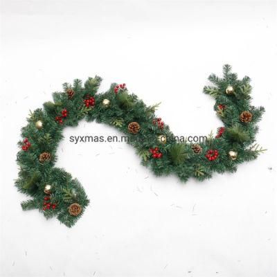 Factory Sale 2m Green PVC Decorated Garland