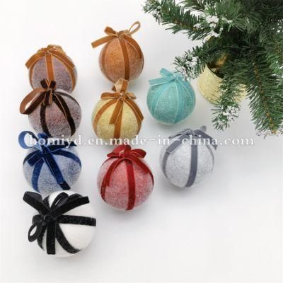 Flocking Ball Christmas Balls 25mm to 600mm Polyfoam Balls Christmas Decorations