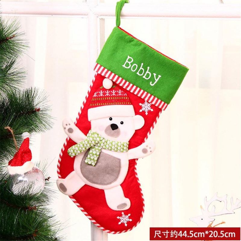 Wholesale New Design LED Christmas Stocking Christmas Decorations