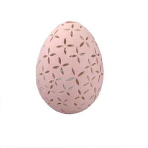New Product Ceramic Hollow out LED Light Easter Egg Decoration