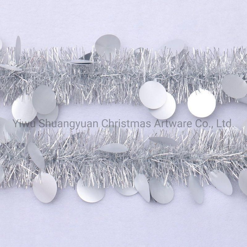 Christmas Pet Tinsel Decoration for Holiday Wedding Party Decoration Supplies Hook Ornament Craft Gifts