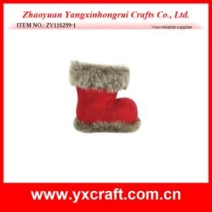 Christmas Decoration (ZY11S259-1) Fluffy Christmas Boot Christmas Nativity Set
