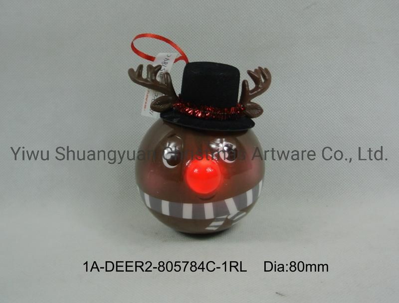 2020 fashion Polyfoam Xmas Ball Christmas Balls with LED Lights