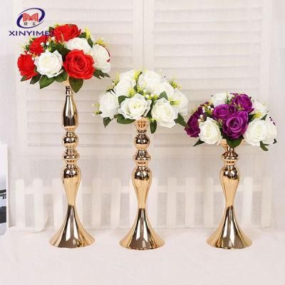 Event Decoration Wedding Metal Table Centerpieces Flower Vase Stand