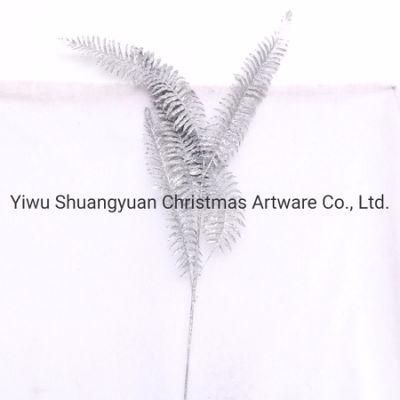 Sliver Plastic Artificial Christmas Tree Branches White Branches for Christmas Tree