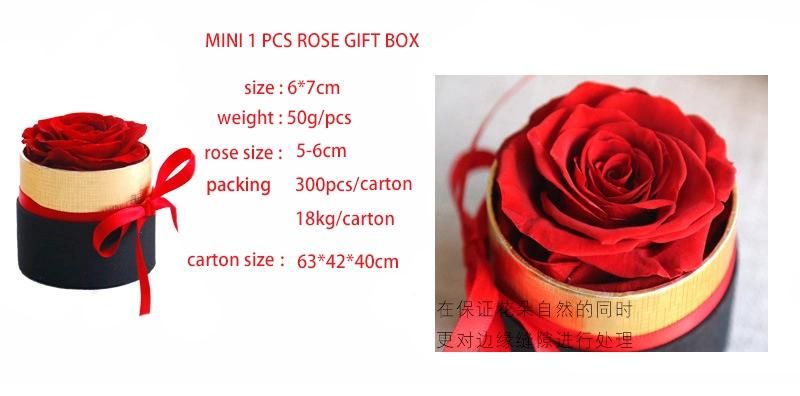 Wholesale Prices Christmas Preserved Rose Flower in Gift Box