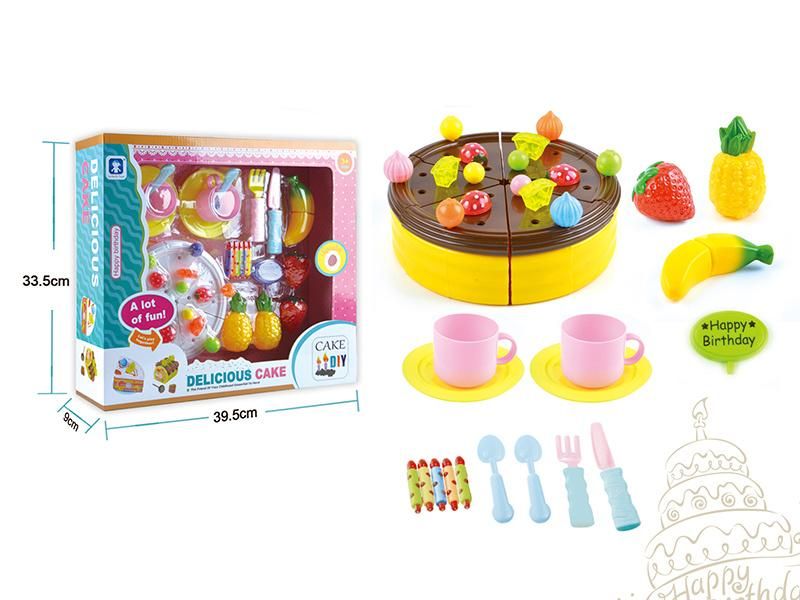 Latest Pretend Play Kitchen Set Toy Emulational DIY Cake Set