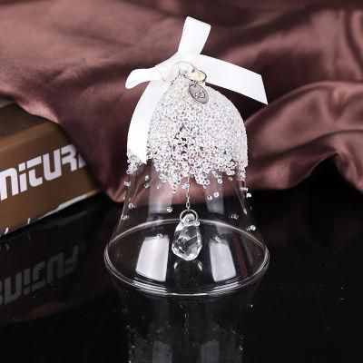 Customized Crystal Bell for Christmas Decoration