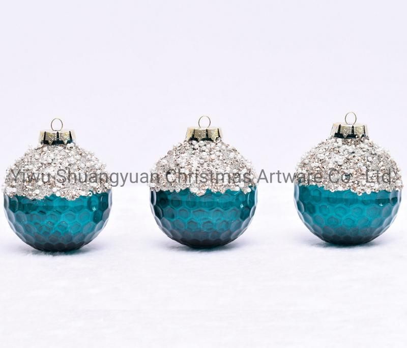New Design Christmas Ball for Holiday Wedding Party Decoration Supplies Hook Ornament Craft Gifts