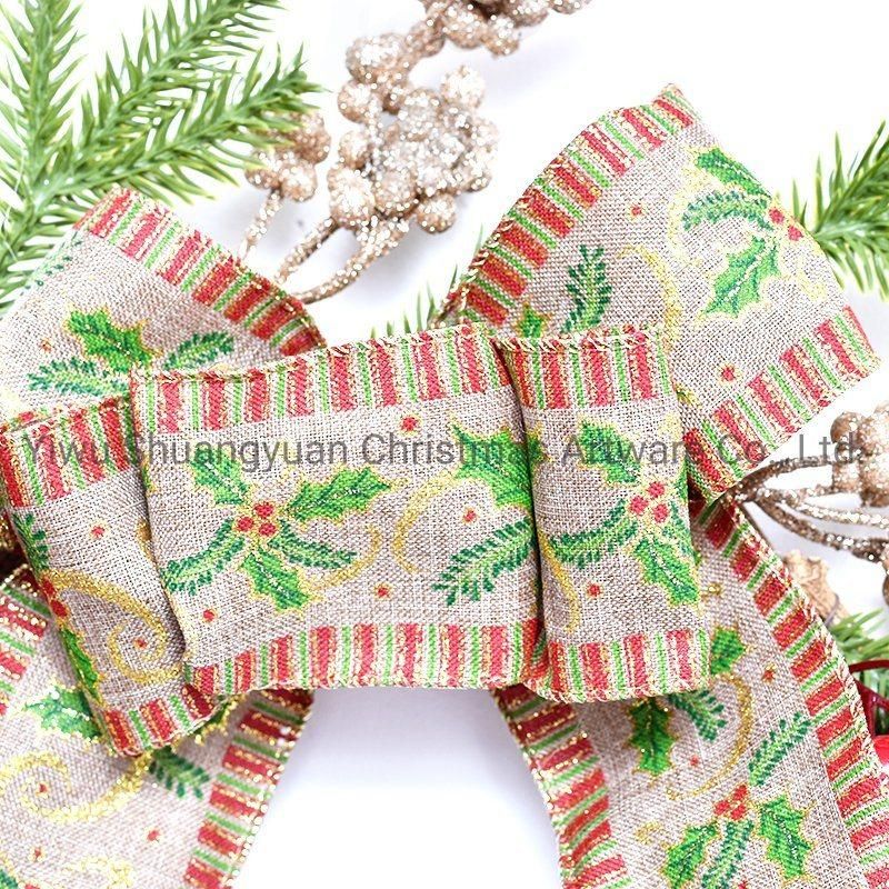 New Design High Quality Christmas PE White Wreath for Holiday Wedding Party Decoration
