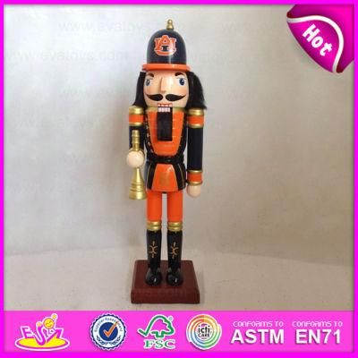 2015 Promotion Toy Wooden Nutcracker Toy, Cheap Wooden Promotion Gift Toy, Wooden Soldier Nutcracker Set Toy for Promotion W02A081