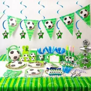 Kids Birthday Party Decoration Set Football Theme Party Supplies