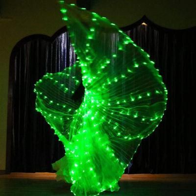 LED Dance Costumes Dancing Wing Props