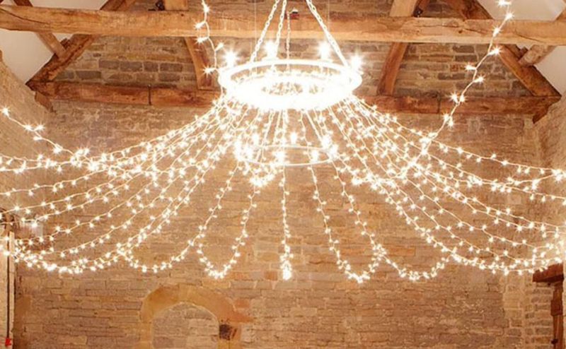 Home Decor 300 LED Window Curtain String Light for Christmas Wedding Party Home Garden Bedroom Outdoor Indoor Wall Decorations