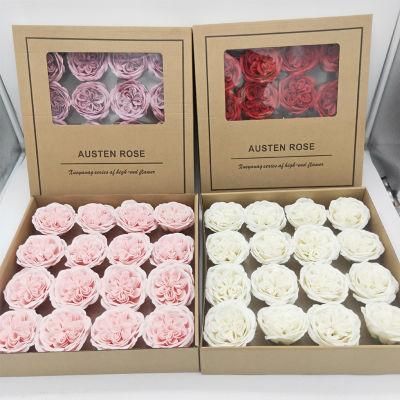 Single Artificial Austin Flowers for DIY Soap Flower Heads