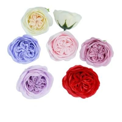 Wholesale Single Artificial Colorful Austin Rose Soap Flower