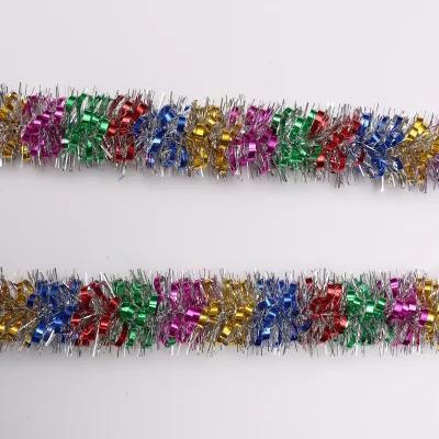 Wholesale Christmas Pet Tinsel Garland Supplies 200cm Mix Color Party Decoration Garland