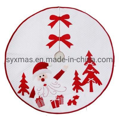 New Design White Color Christmas Tree Skirt