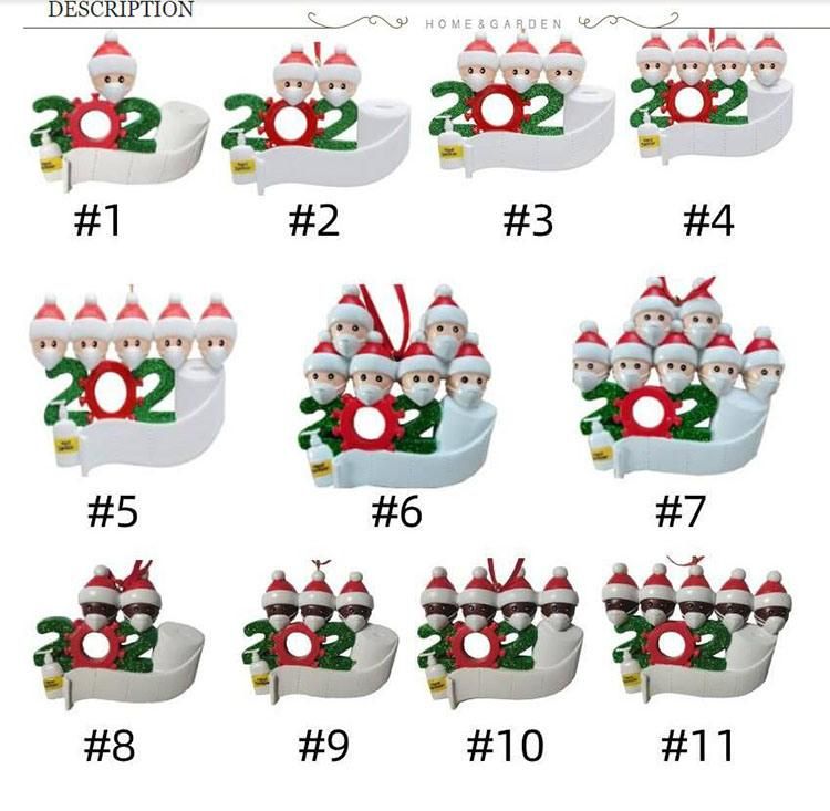 Christmas Ornament DIY Greetings 2020 Christmas Tree Decoration