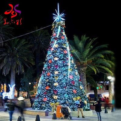 Music DMX Programming Outdoor Waterproof PVC Artificial LED Christmas Tree