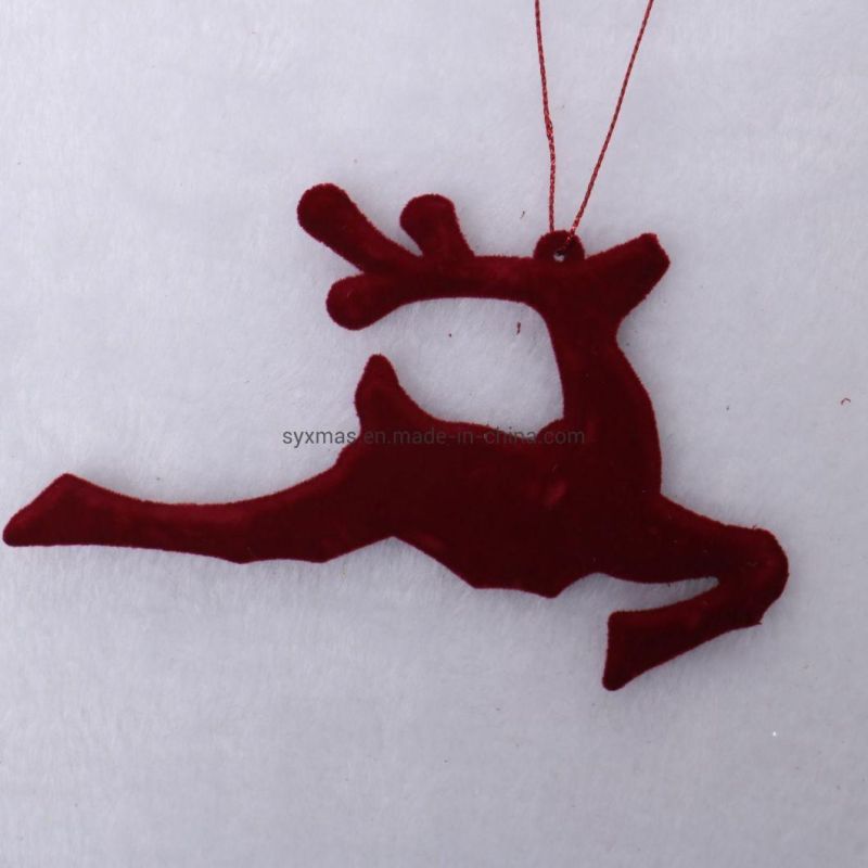 Plastic Deer Shape Tree Hanging Ornaments