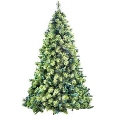 Dec. Metu Green Pine Needle Mixed PVC Hinged Christmas Tree
