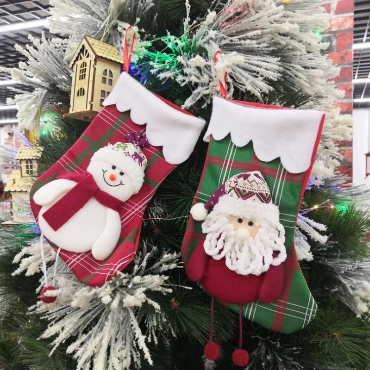 Hot Sales Promotion Gift Christmas Santas Snow Man Little Socks for Children