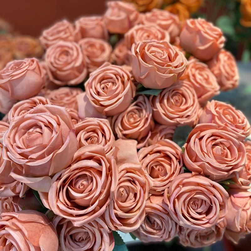 Dia8cm High Quality Roses Artificial Flowers Single Stem Flowers Rose for Wedding Decoration