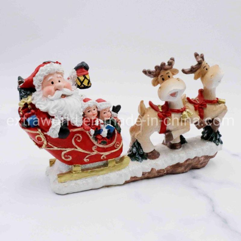 Christmas Decorations Santa′s Xmas Elf Resin Holiday Statue