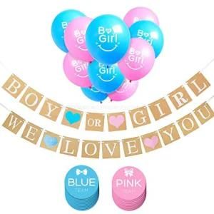 Umiss Paper Gender Reveal Party Pack Baby Shower Decorations for Factory OEM
