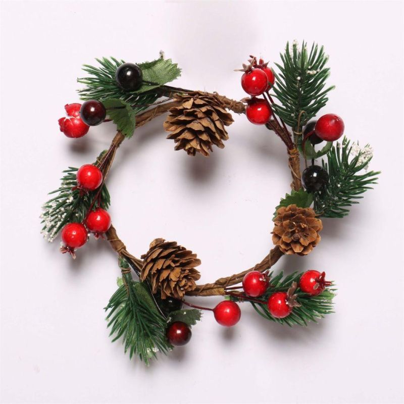 Wholesale 30cm Europe Trend Spring Style Red Berry Wreath