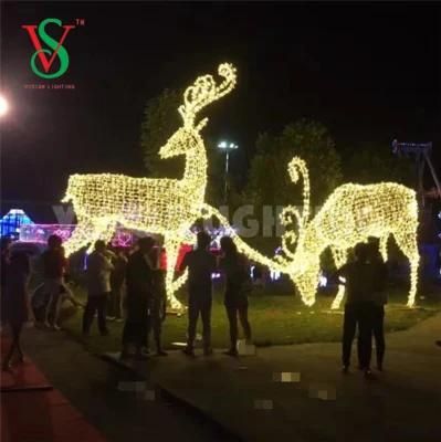 New Products 2019 Large Christmas Reindeer Lights for Outdoor Decorations