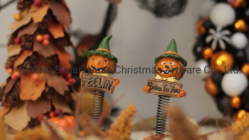 2022 New Design Hot Sale Halloween Resin Craft Tree Spring Stand DIY Crafts Holiday Party Accessories Decorations