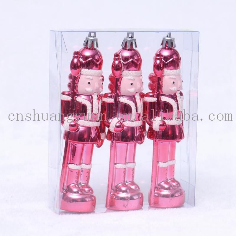 New Design Christmas Shiny Santa King Bear Squirrel for Holiday Wedding Party Decoration Supplies Hook Ornament Craft Gifts