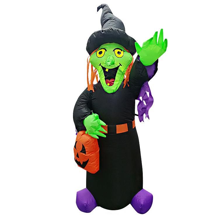 Halloween Witch Halloween Inflatable Outdoor Halloween Decorations Outdoor