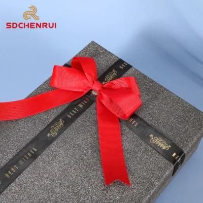 Wholesale 100% Polyester Satin Ribbon Bows for Box Decoration Gift Wrapping Christmas Celebration