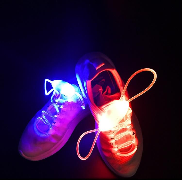 Custom Light up Glowing Party LED Glowing Shoelace for Promotion