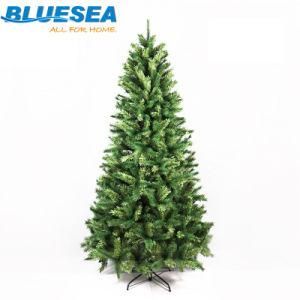 DIY Plastic Christmas Tree with Pine Needles Green Decoration Christmas Tree