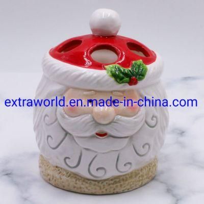 Customized Christmas Ceramic Snowman Cookie Jar
