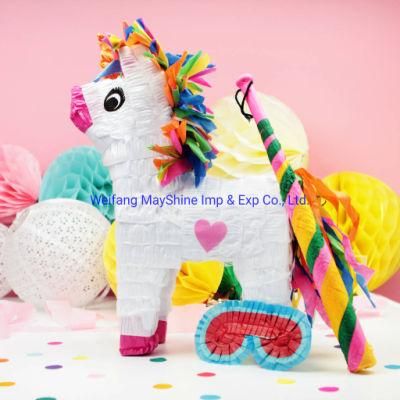 2021 New Arrivals Summer Outdoor Party Paper Decoration Adult Kid Unicorn Pinata