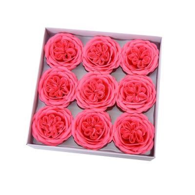 Amazon Hot Sale Soap Austin Flower Artificial Flowers Pink Austin Flower for Gift of Mother&prime; S Day, Valentine&prime; S Day