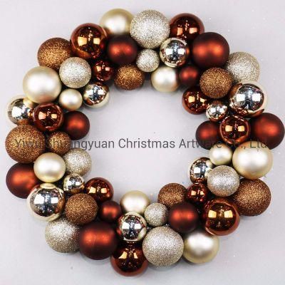 Home Decoration Plastic Wreath New Design