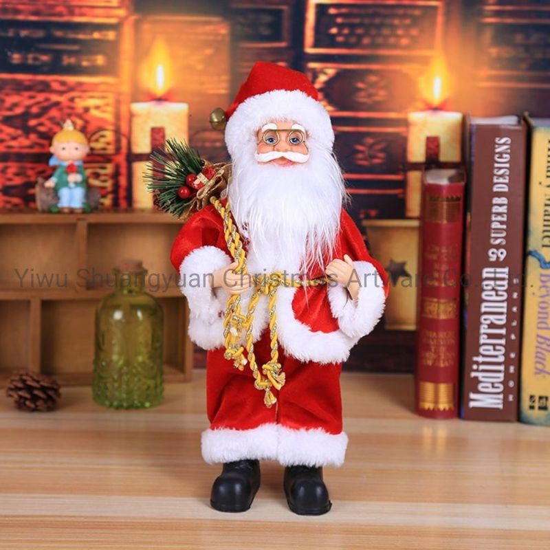 Well Sell High Quality Yiwu Shuangyuan Christmas Deco 8" Christmas Hanging Ornament